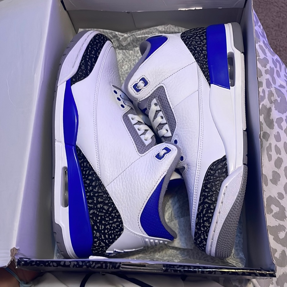 jordan 3 racer blue